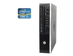 Неттоп Б-клас HP Compaq Elite 8300 USFF / Intel Core i5-3470S (4 ядра по 2.9 - 3.6 GHz) / 4 GB DDR3 / 120 GB SSD / Intel HD Graphics 2500 / DVD-RW