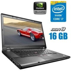 Мобильная рабочая станция Lenovo ThinkPad W530 / 15.6" (1920x1080) TN / Intel Core i7-3720QM (4 (8) ядра по 2.6 - 3.6 GHz) / 16 GB DDR3 / 256 GB SSD / nVidia Quadro K1000M, 2 GB DDR3, 128-bit / WebCam / miniDP
