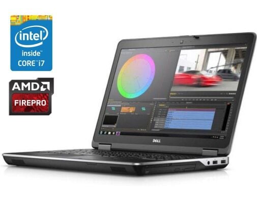 Мобільна робоча станція Б-клас Dell Precision M2800 / 15.6" (1920x1080) IPS / Intel Core i7-4810MQ (4 (8) ядра по 2.8 - 3.8 GHz) / 16 GB DDR3 / 256 GB SSD+500 GB HDD / AMD FirePro W4170M, 2 GB GDDR5, 128-bit / WebCam