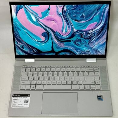 Ноутбук-трансформер Б-клаcс HP Envy x360 15-ew0023dx / 15.6" (1920x1080) IPS Touch / Intel Core i7-1255U (10 (12) ядер по 3.5 - 4.7 GHz) / 32 GB DDR4 / 512 GB SSD / Intel Iris Plus Graphics / WebCam / Windows 11 Pro