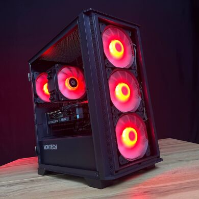 Збірка під замовлення: новий ігровий ПК Montech Air 100 ARGB Black Tower / AMD Ryzen 5 7500F (6 (12) ядер по 3.7 - 5.0 GHz) / 32 GB DDR5 / 1000 GB SSD M.2 / nVidia GeForce RTX 5060, 8 GB GDDR7, 128-bit / 650W