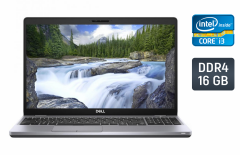 Ноутбук Dell Latitude 5510 / 15.6" (1920x1080) IPS / Intel Core i3-10110U (2 (4) ядра по 2.1 - 4.1 GHz) / 16 GB DDR4 / 480 GB SSD / Intel UHD Graphics / WebCam / Windows 10