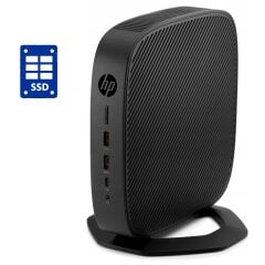 Неттоп HP t640 Thin Client USFF / AMD Ryzen R1505G (2 (4) ядра по 2.4 - 3.3 GHz) / 4 GB DDR4 / 64 GB SSD / AMD Picaso Graphics