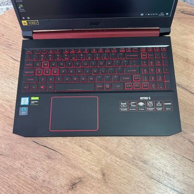 Игровой ноутбук Acer Nitro 5 AN515-54 / 15.6" (1920x1080) IPS / Intel Core i5-9300H (4 (8) ядра по 2.4 - 4.1 GHz) / 16 GB DDR4 / 512 GB SSD M.2 / nVidia GeForce GTX 1650, 4 GB GDDR5, 128-bit / WebCam Игровой ноутбук Acer Nitro 5 AN515-54 / 15.6" (1920x1080) IPS / Intel Core i5-9300H (4 (8) ядра по 2.4 - 4.1 GHz) / 16 GB DDR4 / 512 GB SSD M.2 / nVidia GeForce GTX 1650, 4 GB GDDR5, 128-bit / WebCam