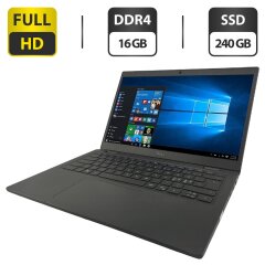 Ультрабук Dell Latitude 3420 / 14" (1920x1080) IPS / Intel Core i3-1005G1 (2 (4) ядра по 1.2 - 3.4 GHz) / 16 GB DDR4 / 240 GB SSD / Intel UHD Graphics / WebCam