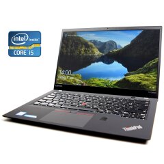 Ультрабук Lenovo ThinkPad X1 Carbon G5 / 14" (1920x1080) IPS / Intel Core i5-7200U (2 (4) ядра по 2.5 - 3.1 GHz) / 8 GB DDR3 / 256 GB SSD / Intel HD Graphics 620 / WebCam / Win 10 Pro
