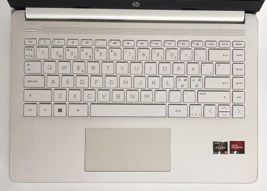 Ультрабук HP 14s-fq1004ua / 14" (1920x1080) IPS / AMD Ryzen 3 5300U (4 (8) ядра по 2.6 - 3.8 GHz) / 8 GB DDR4 / 512 GB SSD / AMD Radeon RX Vega 6 Graphics / WebCam / Win 10 Home