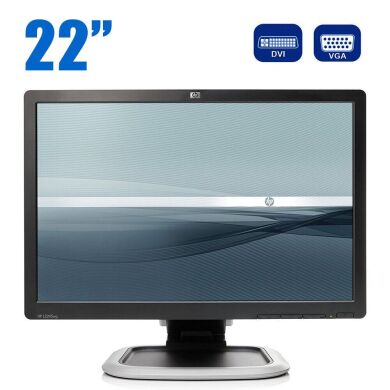 Монитор HP L2245wg / 22" (1680x1050) TN / VGA, DVI, USB-Hub / VESA 100x100 + Кабель питания Монитор HP L2245wg / 22" (1680x1050) TN / VGA, DVI, USB-Hub / VESA 100x100 + Кабель питания