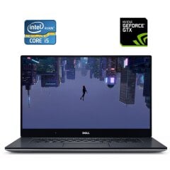Ігровий ноутбук Dell XPS 15 9550 / 15.6" (1920x1080) IPS / Intel Core i5-6300HQ (4 ядра по 2.3 - 3.2 GHz) / 8 GB DDR4 / 128 GB SSD + 750 GB HDD / nVidia GeForce GTX 960M, 2 GB GDDR5, 128-bit / WebCam / Win 10 Pro