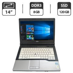 copy_Ноутбук Fujitsu LifeBook S752 / 14" (1366x768) TN / Intel Core i5-3340M (2 (4) ядра по 2.7 - 3.4 GHz) / 8 GB DDR3 / 120 GB SSD / Intel HD Graphics 4000 / WebCam / VGA