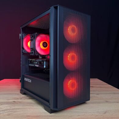 Збірка під замовлення: новий ігровий ПК Montech Air 100 ARGB Black Tower / AMD Ryzen 5 7500F (6 (12) ядер по 3.7 - 5.0 GHz) / 32 GB DDR5 / 1000 GB SSD M.2 / nVidia GeForce RTX 5060, 8 GB GDDR7, 128-bit / 650W