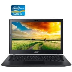Ультрабук Б-клас Acer Aspire V3-372 / 13.3" (1920x1080) TN / Intel Core i5-6300U (2 (4) ядра по 2.4 - 3.0 GHz) / 8 GB DDR4 / 128 GB SSD / Intel HD Graphics 520 / WebCam / Win 10