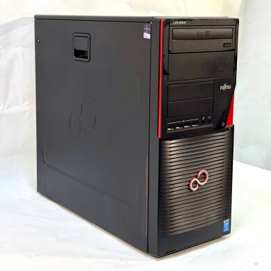 Рабочая станция Fujitsu Celsius W530 Workstation Tower / Intel Xeon E3-1246 v3 (4 (8) ядра по 3.5 - 3.9 GHz) / 16 GB DDR3 / 240 GB SSD + 1000 GB HDD / nVidia Quadro 600, 1 GB GDDR3, 128-bit / DVD-ROM / 380W