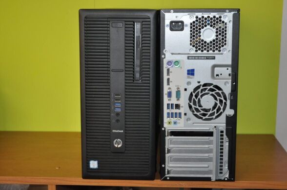 Комп'ютер HP EliteDesk 800 G2 Tower / Intel Core i7-6700 (4 (8) ядра по 3.4 - 4.0 GHz) / 32 GB DDR4 / 500 GB SSD / Intel HD Graphics 530 / DVD-ROM / Windows 11 Pro Комп'ютер HP EliteDesk 800 G2 Tower / Intel Core i7-6700 (4 (8) ядра по 3.4 - 4.0 GHz) / 32 GB DDR4 / 500 GB SSD / Intel HD Graphics 530 / DVD-ROM / Windows 11 Pro
