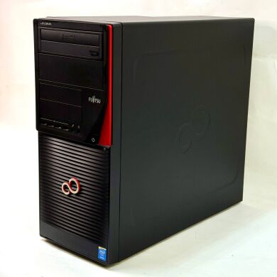 Рабочая станция Fujitsu Celsius W530 Workstation Tower / Intel Xeon E3-1246 v3 (4 (8) ядра по 3.5 - 3.9 GHz) / 16 GB DDR3 / 240 GB SSD + 1000 GB HDD / nVidia Quadro 600, 1 GB GDDR3, 128-bit / DVD-ROM / 380W