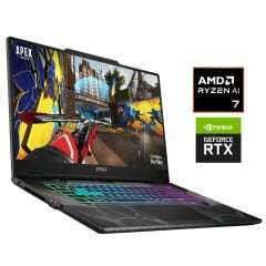 Ігровий ноутбук MSI Cyborg A17 / 17.3" (1920x1080) IPS / AMD Ryzen 7 260 (8 (16) ядер по 3.8 - 5.1 GHz) / 16 GB DDR5 / 1000 GB SSD NVMe / nVidia GeForce RTX 5050, 8 GB GDDR7, 128-bit / WebCam / Win 11