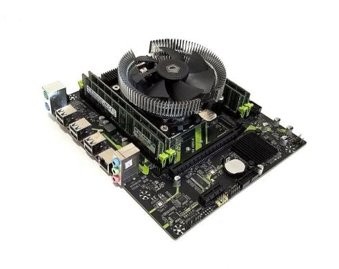 Комплект: Материнська плата Machinist X99 PR9-H (Unlock Turbo Boost) / LGA2011-3 / Intel Xeon E5-2630 v3 (8 (16) ядер по 2.4 - 3.2 GHz) (аналог AMD Ryzen 7 1700) / 64 GB DDR4 / 512 GB SSD M.2 + Кулер ID-Cooling DK-01