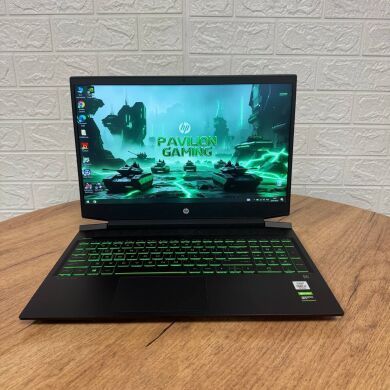 Игровой ноутбук Б-класс HP Pavilion Gaming 16-a0032dx / 16.1" (1920x1080) IPS / Intel Core i5-10300H (4 (8) ядер по 2.5 - 4.5 GHz) / 16 GB DDR4 / 256 GB SSD / nVidia GeForce GTX 1660 Ti Max-Q, 6 GB GDDR6, 192-bit / WebCam