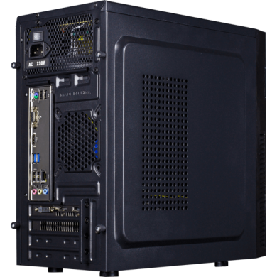 Aerocool CS-105 Tower / Intel Core i3-9100F (4 ядра по 3.6 - 4.2 GHz) / 16 GB DDR4 / 480 GB SSD / nVidia GeForce GTX 1650, 4 GB GDDR5, 128-bit / 500W