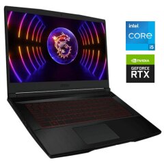 Игровой ноутбук MSI GF63 Thin 11UC / 15.6" (1920x1080) IPS / Intel Core i5-11400H (6 (12) ядер по 2.7 - 4.5 GHz) / 16 GB DDR4 / 512 GB SSD / nVidia GeForce RTX 3050, 4 GB GDDR6, 128-bit / WebCam / Win 11 Home