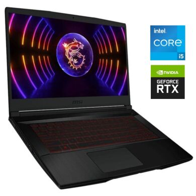 Игровой ноутбук MSI GF63 Thin 11UC / 15.6" (1920x1080) IPS / Intel Core i5-11400H (6 (12) ядер по 2.7 - 4.5 GHz) / 16 GB DDR4 / 512 GB SSD / nVidia GeForce RTX 3050, 4 GB GDDR6, 128-bit / WebCam / Win 11 Home