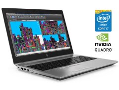 Мобільна робоча станція HP ZBook 15 G6 / 15.6" (1920x1080) IPS / Intel Core i7-9850H (6 (12) ядра по 2.6 - 4.6 GHz) / 16 GB DDR4 / 512 GB SSD / nVidia Quadro T1000, 4 GB GDDR5, 128-bit / WebCam