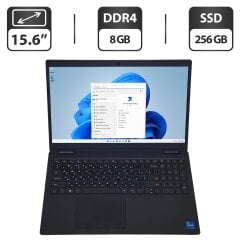 Ноутбук Dell Latitude 3520 / 15.6" (1366x768) TN / Intel Core i5-1135G7 (4 (8) ядра по 2.4 - 4.2 GHz) / 8 GB DDR4 / 256 GB SSD / Intel Iris Xe Graphics / WebCam