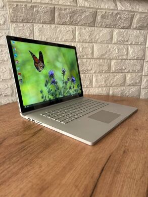 Ігровий ноутбук Б-клас Microsoft Surface Book 2 / 15" (3240x2160) IPS Touch / Intel Core i7-8650U (4 (8) ядра по 1.9 - 4.2 GHz) / 16 GB DDR3 / 512 GB SSD M.2 / nVidia GeForce GTX 1060, 6 GB GDDR5, 192-bit / WebCam