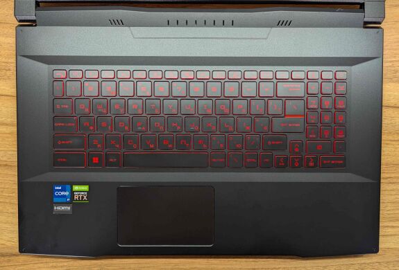 Игровой ноутбук MSI MS-17L3 / 17.3" (1920x1080) IPS / Intel Core i7-12700H (14 (20) ядер по 3.5 - 4.7 GHz) / 16 GB DDR4 / 512 GB SSD / nVidia GeForce RTX 3060, 6 GB GDDR6, 192-bit / WebCam / Windows 11