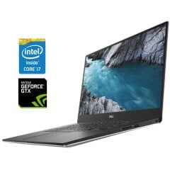 Игровой ультрабук Б-класс Dell XPS 15 9570 / 15.6" (1920x1080) IPS / Intel Core i7-8750H (6 (12) ядра по 2.2 - 4.1 GHz) / 8 GB DDR4 / 256 GB SSD NVMe / nVidia GeForce GTX 1050 Ti Max-Q, 4 GB GDDR5, 128-bit / WebCam
