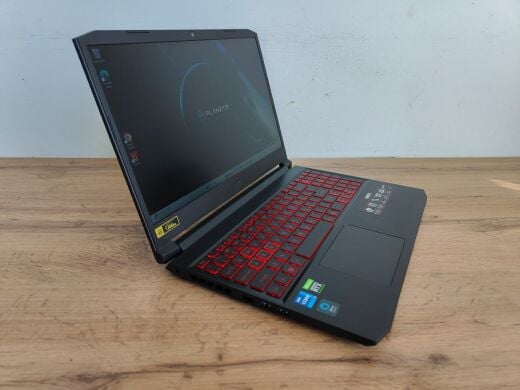 Ігровий ноутбук Б-клас Acer Nitro AN515-57-79TF / 15.6" (1920x1080) IPS / Intel Core i7-11800H (8 (16) ядер по 2.3 - 4.6 GHz) / 16 GB DDR4 / 512 GB SSD / nVidia GeForce RTX 3050 Ti, 4 GB GDDR6, 128-bit / WebCam / Windows 11 Ігровий ноутбук Б-клас Acer Nitro AN515-57-79TF / 15.6" (1920x1080) IPS / Intel Core i7-11800H (8 (16) ядер по 2.3 - 4.6 GHz) / 16 GB DDR4 / 512 GB SSD / nVidia GeForce RTX 3050 Ti, 4 GB GDDR6, 128-bit / WebCam / Windows 11