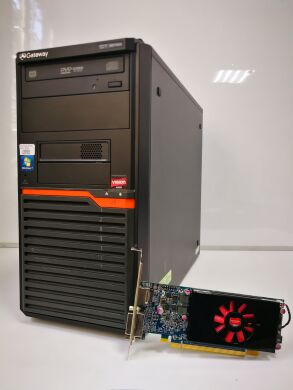 Acer Gateway DT55 Tower / AMD Athlon II X2 255 (2 ядра по 3.1 GHz) / 6 GB DDR3 / 500 GB HDD / ATI Radeon HD 7570, 1 GB GDDR5, 128-bit