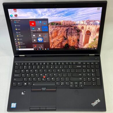 Мобильная рабочая станция Lenovo ThinkPad P51 / 15.6" (3840x2160) IPS / Intel Core i7-7700HQ (4 (8) ядра по 2.8 - 3.8 GHz) / 16 GB DDR4 / 512 GB SSD / nVidia Quadro M1200, 4 GB GDDR5, 128-bit / WebCam / Windows 10 Pro
