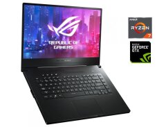 Ігровий ноутбук Б-клас Asus ROG Zephyrus GA502DU / 15.6" (1920x1080) IPS / AMD Ryzen 7 3750H (4 (8) ядра по 2.3 - 4.0 GHz) / 16 GB DDR4 / 512 GB SSD / nVidia GeForce GTX 1660 Ti Max-Q, 6 GB GDDR6, 192-bit