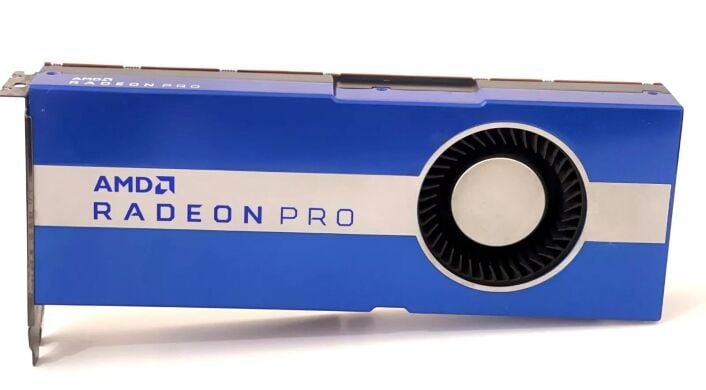Дискретная видеокарта AMD Radeon Pro W5700, 8 GB GDDR6, 256-bit / USB Type-C, MiniDisplayPort