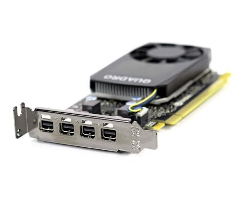 Дискретная видеокарта nVidia Quadro P1000, 4 GB GDDR5, 128-bit / miniDP / SFF