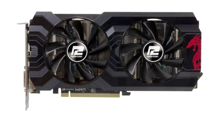 Дискретна відеокарта PowerColor Radeon RX 580, 8 GB GDDR5, 256-bit / DVI, HDMI, Displayport