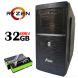 FRIME ATX / AMD Ryzen™ 5 1600Х (6 (12) ядер по 3.60 - 4.0 GHz) / 32 GB DDR4 / 240 GB SSD NEW + 1000 GB HDD / БП 500W / GeForce GTX 1060 (6Gb GDDR5 192bit)