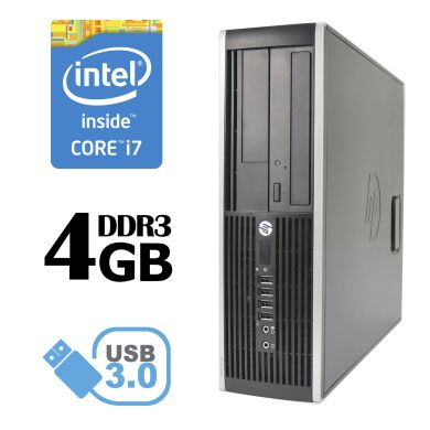 HP Compaq Elite 8300 SFF / Intel® Core™ i7-3770 (4 (8) ядра по 3.40 - 3.90 GHz) / 4 GB DDR3 / 160 GB HDD 