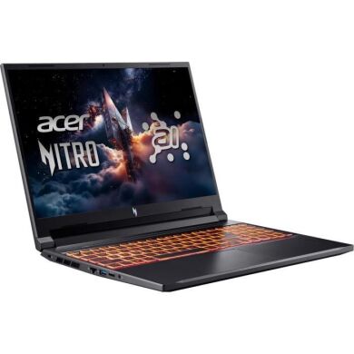 Ігровий ноутбук Acer Nitro 16 AN16-42-R6U0 / 16" (1920x1200) IPS / AMD Ryzen 7 8845HS (8 (16) ядер по 3.8 - 5.1 GHz) / 16 GB DDR5 / 240 GB SSD / nVidia GeForce RTX 4060, 8 GB GDDR6, 128-bit / WebCam Ігровий ноутбук Acer Nitro 16 AN16-42-R6U0 / 16" (1920x1200) IPS / AMD Ryzen 7 8845HS (8 (16) ядер по 3.8 - 5.1 GHz) / 16 GB DDR5 / 240 GB SSD / nVidia GeForce RTX 4060, 8 GB GDDR6, 128-bit / WebCam