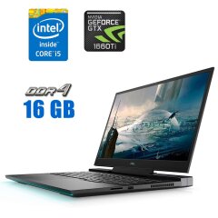 Игровой ноутбук Dell G7 17 7700 / 17.3" (1920x1080) IPS / Intel Core i5-10300H (4 (8) ядра по 2.5 - 4.5 GHz) / 16 GB DDR4 / 240 GB SSD / nVidia GeForce GTX 1660 Ti, 6 GB GDDR6, 192-bit / WebCam 