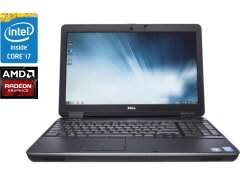 Ігровий ноутбук Dell Latitude E6540 / 15.6" (1920x1080) TN / Intel Core i7-4800MQ (4 (8) ядра по 2.7 - 3.7 GHz) / 16 GB DDR3 / 512 GB SSD / AMD Radeon HD 8790M, 2 GB GDDR5, 128-bit / WebCam / DVD-ROM / Win 10 Pro