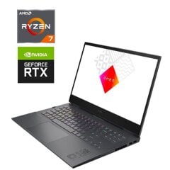 Ігровий ноутбук HP Omen 16-c0037nf / 16.1" (1920x1080) IPS / AMD Ryzen 7 5800H (8 (16) ядер по 3.2 - 4.4&nbsp;GHz) / 32 GB DDR4 / 1000 GB SSD M.2 / nVidia GeForce RTX 3070, 8 GB GDDR6, 256-bit / WebCam