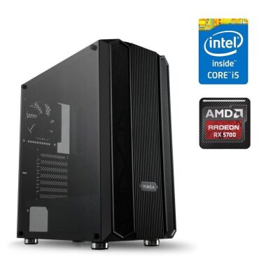 Игровой ПК Vinga Legend Tower / Intel Core i5-7500 (4 ядра по 3.4 - 3.8 GHz) / 16 GB DDR4 / 240 GB SSD / AMD Radeon RX 5700, 8 GB GDDR6, 256-bit / 650W 
