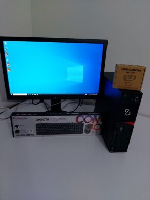 Комплект ПК: Fujitsu E720 SFF / Intel Core i5-4570 (4 ядра по 3.2 - 3.6 GHz) / 16 GB DDR3 / 120 GB SSD + 500 GB HDD / AMD Radeon HD 7450, 2 GB GDDR3, 64-bit + Монитор Б-класс LG 24MB35PM-B / 24" (1920x1080) IPS / VGA + WebCam, клавиатура, мышка, кабели Комплект ПК: Fujitsu E720 SFF / Intel Core i5-4570 (4 ядра по 3.2 - 3.6 GHz) / 16 GB DDR3 / 120 GB SSD + 500 GB HDD / AMD Radeon HD 7450, 2 GB GDDR3, 64-bit + Монитор Б-класс LG 24MB35PM-B / 24" (1920x1080) IPS / VGA + WebCam, клавиатура, мышка, кабели