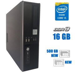 Компьютер Medion SFF / Intel Core i5-3470 (4 ядра по 3.2 - 3.6 GHz) / 16 GB DDR3 / 128 GB SSD NEW + 500 GB HDD NEW / nVidia GeForce GT 630, 2 GB DDR3, 128-bit / DVD-RW 