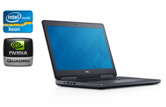 Мобільна робоча станція Dell Precision 7720 / 17.3" (1920x1080) IPS / Intel Xeon E3-1535M v6 (4 (8) ядра по 3.1 - 4.2 GHz) / 32 GB DDR4 / 512 GB SSD / nVidia Quadro P4000, 8 GB GDDR5, 256-bit / HDMI / Windows 10