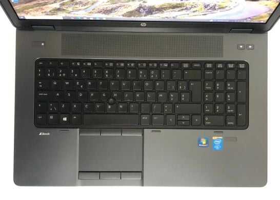 Мобильная рабочая станция HP ZBook 17 G2 / 17.3" (1920x1080) TN / Intel Core i7-4710MQ (4 (8) ядра по 2.5 - 3.5 GHz) / 16 GB DDR3 / 256 GB SSD / nVidia Quadro K3100M, 4 GB GDDR5, 256-bit / WebCam / DVD-ROM / Win 10 Pro