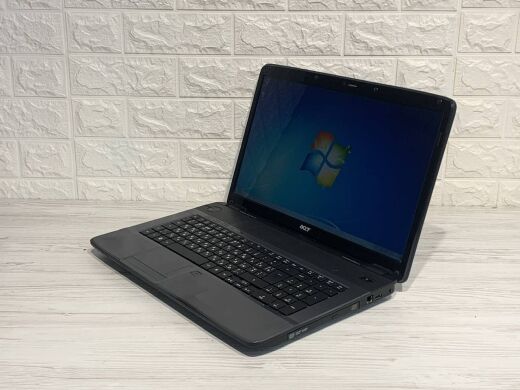 Ноутбук Acer 7736 / 17.3" (1600x900) TN / Intel Pentium T4400 (2 ядра по 2.2 GHz) / 4 GB DDR3 / 160 GB HDD / nVidia GeForce 210, 512 MB DDR3, 64-bit / WebCam / DVD-ROM / NEW AKB