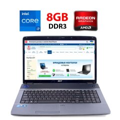 Ноутбук Acer Aspire 7740G / 17" (1920x1200) TN / Intel Core i7-720QM (4 (8) ядра по 1.6 - 2.8 GHz) / 8 GB DDR3 / 1000 GB HDD / AMD Radeon HD 5000 Graphics / WebCam
